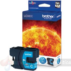 Brother LC980 Cian Cartucho de Tinta Original - LC980C