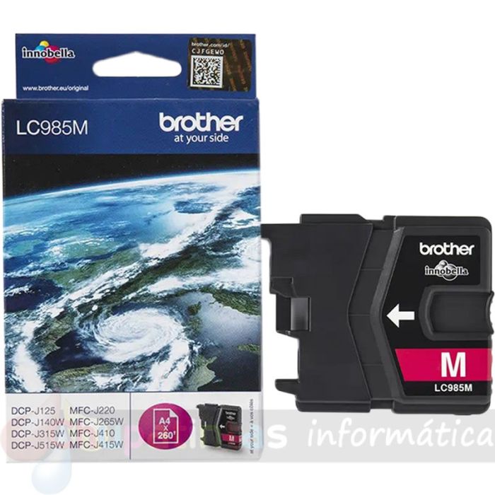 Brother LC985 Magenta Cartucho de Tinta Original - LC985MBP