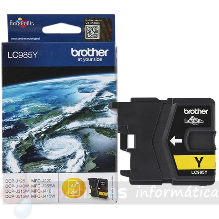 Brother LC985 Amarillo Cartucho de Tinta Original - LC985YBP