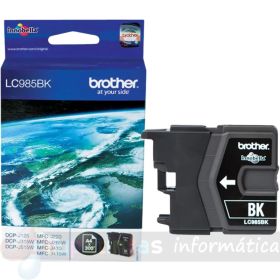 Brother LC985 Negro Cartucho de Tinta Original - LC985BKBP