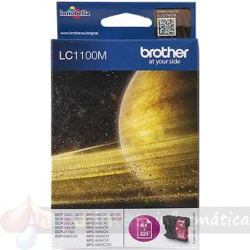 Brother LC1100 Magenta Cartucho de Tinta Original - LC1100M