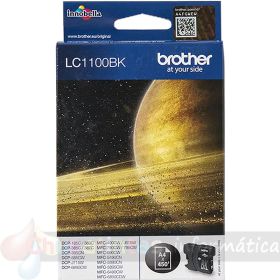 Brother LC1100 Negro Cartucho de Tinta Original - LC1100BK
