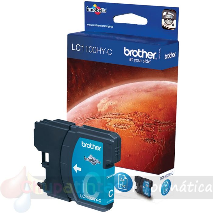 Brother LC1100XL Cian Cartucho de Tinta Original - LC1100HYC