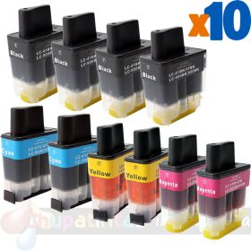 Brother LC900 Pack de 10 Cartuchos de Tinta Genéricos