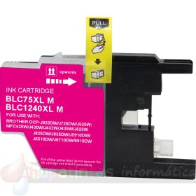 Brother LC1240XL/LC1220XL/LC1280XL Magenta Cartucho de Tinta Genérico - Reemplaza LC1240M/LC1220M/LC1280XLM-1