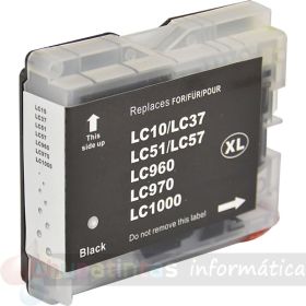 Brother LC1000XL/LC970XL Negro Cartucho de Tinta Genérico