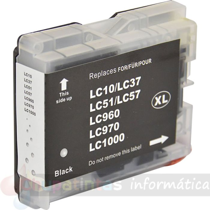 Brother LC1000XL/LC970XL Negro Cartucho de Tinta Genérico