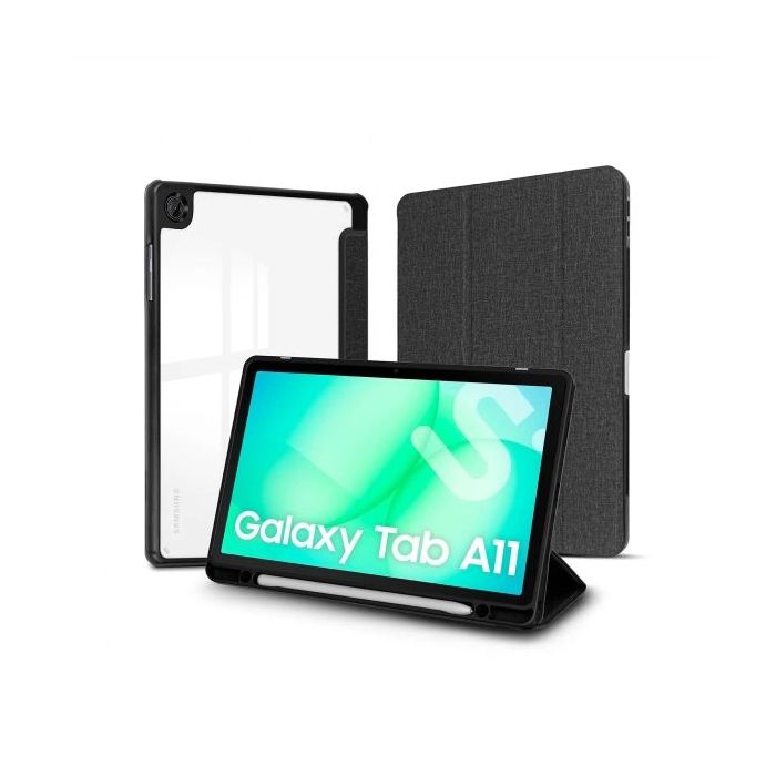 Subblim Clear Shock Funda para Samsung Galaxy Tab A11 8,7" - Antigolpes - Funcion Atril - Color Negro