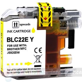 Brother LC22E Amarillo Cartucho de Tinta Genérico - Reemplaza LC22EY