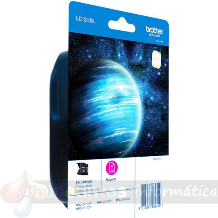 Brother LC1280XL Magenta Cartucho de Tinta Original - LC1280XLMBP