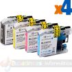 Brother LC223/LC221 Pack de 4 Cartuchos de Tinta Genericos
