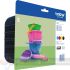 Brother LC221 Pack de 4 Cartuchos de Tinta Originales - LC221VALBP