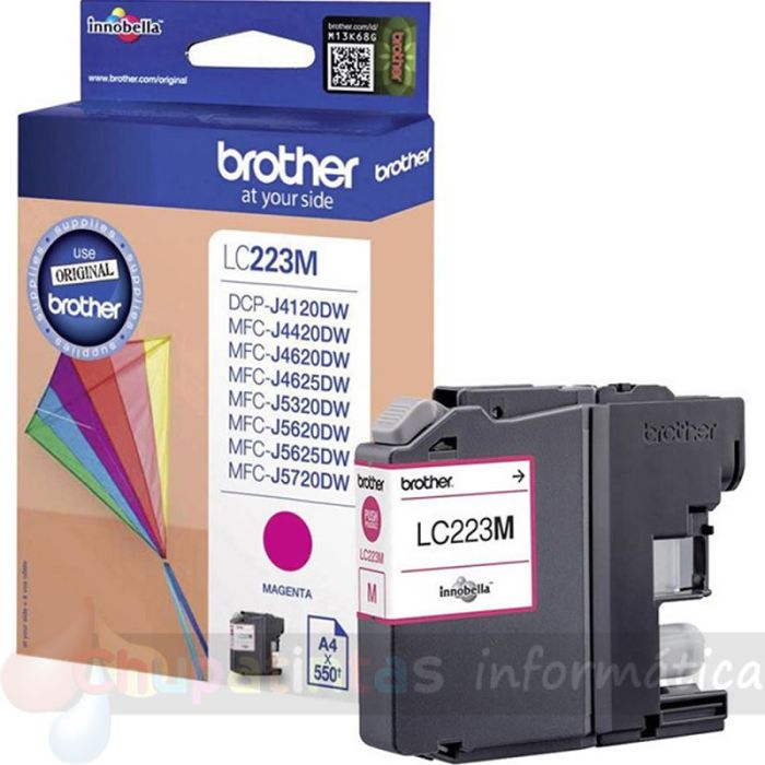 Brother LC223 Magenta Cartucho de Tinta Original - LC223MBP