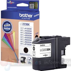 Brother LC223 Negro Cartucho de Tinta Original - LC223BKBP
