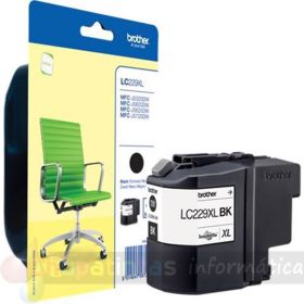 Brother LC229XL Negro Cartucho de Tinta Original - LC229XLBKBP