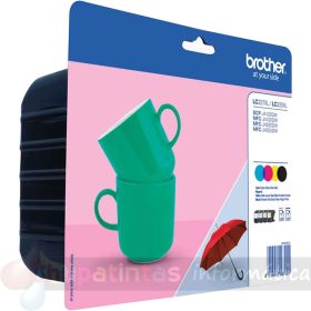Brother LC227XL/LC225XL Pack de 4 Cartuchos de Tinta Originales - LC227XLVALBP-1