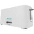 Cecotec Toast & Taste 16000 Extra White Tostadora Electrica 1630W - 6 Niveles - 2 Ranuras Largas Extraanchas - Capacidad para 4 Tostadas - Incluye Soporte Panecillos - Bandeja Recogemigas