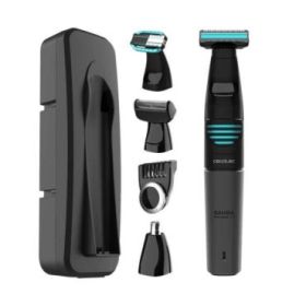 Cecotec Bamba PrecisionCare Extreme 5 en 1 Afeitadora Multifuncion - Cuchillas de Acero Inoxidable - Bateria de Litio - Autonomia hasta 60min