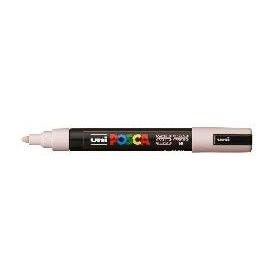 Posca PC-5M Marcador de Pintura Base al Agua - Punta de Bala 1.8-2.5mm - Ancho de Trazo 1.8-2.5mm - No Permanente - Resistente a la Luz - Inodoro - Color Rosa Satinado