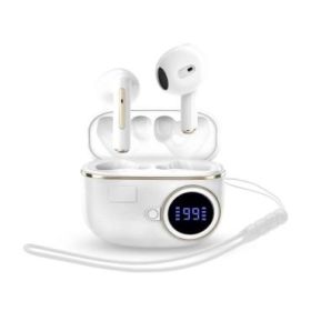 Energy Sistem ChargeView TWS Auriculares - Bluetooth 5.4 - Tecnologia True Wireless - 20h Autonomia - Display con Estado de Bateria - Color Negro