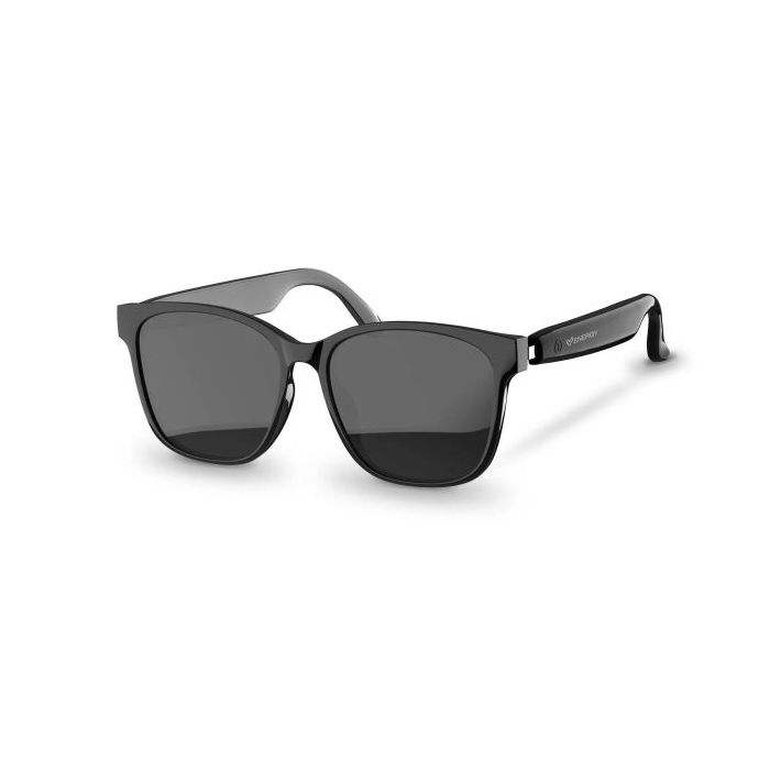 Energy Sistem Urban Music Gafas Bluetooth - Lentes Polarizados con Proteccion UV400 Superior y Anti Luz Azul - Reproduccion de Musica - Microfono y Asistente de Voz - IPX5 - Control Tactil - Autonomia 5 horas - Color Negro