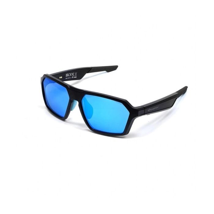 Energy Sistem FlowBeat Sport Music Gafas Bluetooth - Cristales Polarizados con Proteccion UV400 - Vision Nitida y Sin Reflejos - Reproduccion de Musica - Microfono y Asistente de Voz - IPX5 - Control Tactil - Autonomia 5 horas - Color Negro