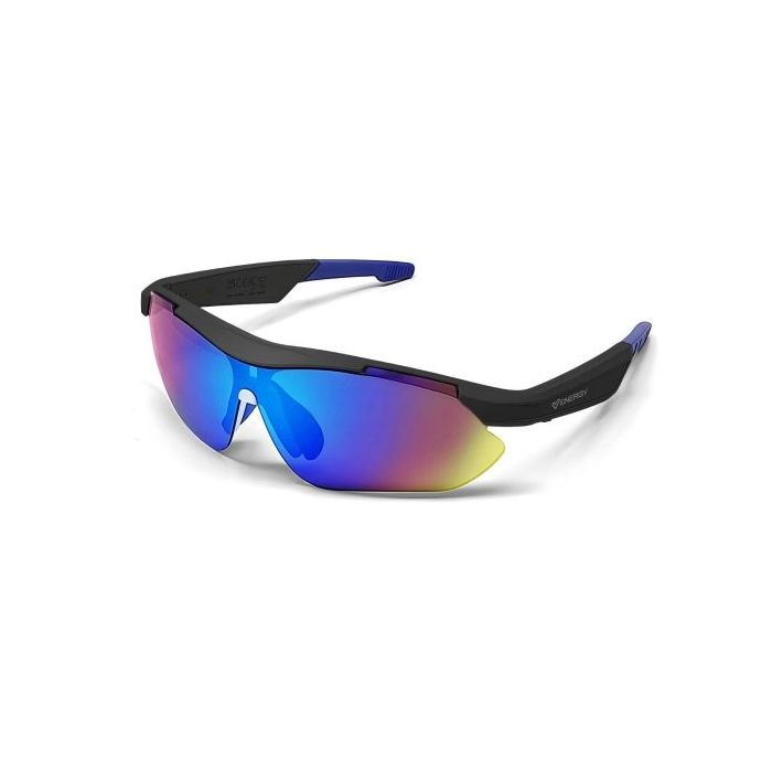 Energy Sistem TrackVibe Sport Music Gafas Bluetooth - Filtro Anti Luz Azul y Proteccion UV400 - Reproduccion de Musica - Microfono y Asistente de Voz - IPX5 - Control Tactil - Autonomia 5 horas - Color Negro