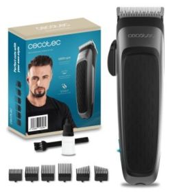 Cecotec PrecisionCare Power Blade Cortapelos - Palanca de Ajuste - Velocidad 5800rpm - Ergonomico - Cuchillas de Acero Inoxidable - Peines Surtidos - Accesorios Incluidos - Color Gris Oscuro