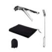 Cecotec DragonPack 4600 S Set de Accesorios para Barbacoa - Pinzas - Cubierta Protecctora - Atizador - Color Varios