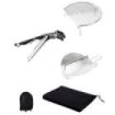 Cecotec DragonPack 6000 M Set de Accesorios para Barbacoa - Pinzas - Cubierta Protecctora - Recolector de Ceniza - Expansor de Parrilla - Color Varios