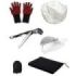 Cecotec DragonPack 6000 L Set de Accesorios para Barbacoa - Pinzas - Cubierta Protecctora - Recolector de Ceniza - Canasta para Carbon - Guantes - Color Varios