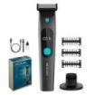 Cecotec PrecisionCare OneShave Screen Afeitadora Recortadora Multifuncional - Autonomia hasta 1.5h - IPX7 - Incluye Peines Guia - Cuchillas de Acero Inoxidable - Color Gris Oscuro