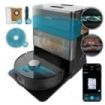 Cecotec Conga X70 Robot Aspirador con Base de Autovaciado 4 en 1 - Control con App - Bluetooth - Autonomia hasta 240min - Succion 15kPa - Inteligencia Artificial - Laser - WiFi - Color Negro