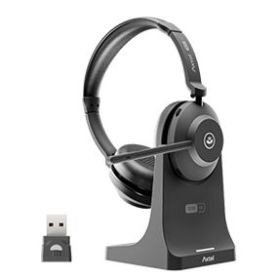 Axtel ONE BT Auriculares con Mirofono Inalambricos - Hasta 40 Horas de Autonomia - Cancelacion de Ruido - Bluetooth - Incluye Base de Carga