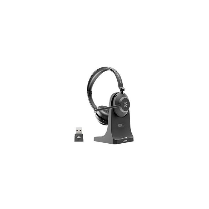 Axtel ONE BT Auriculares con Mirofono Inalambricos - Hasta 40 Horas de Autonomia - Cancelacion de Ruido - Bluetooth - Incluye Base de Carga