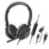 Axtel One Auriculares con Microfono USB - Conexion USB-A y USB-C - Controles de Audio Integrados - Estereo