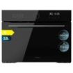 Cecotec Bolero Hexa AF314500 Glass Black A Horno Integrable - Capacidad 53L - Temperatura Regulable - Piedra para Pizzas de 35cm - Guias Telescopicas - Pantalla Tactil - 11 Funciones - Color Negro