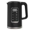 Cecotec Thermosense 500 Touch Hervidor de Agua de 1.7L - Potencia 2200W - Base 360º - Pantalla Digital - Temperatura Regulable - Acero Inoxidable - Apagado Automatico - Color Negro