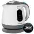 Cecotec ThermoSense 120 Hervidor de Agua de 1L - Potencia 1100W - Libre de BPA - Base 360º Independiente - Filtro Antical - Apagado Automatico - Color Blanco