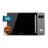 Cecotec ProClean 5110 Inox Microondas con Grill - 700W - Capacidad 20L - Pantalla LED - Acero Inoxidable - Seguro Infantil - Revestimiento Facil de Limpiar - 43.8x35.8x25.5cm
 - Color Negro y Gris