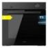 Cecotec Bolero Hexa C126000 Dark Inox A Horno Convencional Integrable - Potencia 2800W - Capacidad 77L - Temperatura Regulable - Puerta Triple de Cristal - 4 Funciones - Color Negro