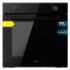 Cecotec Bolero Hexa C126000 Black A Horno Convencional Integrable - Potencia 2800W - Capacidad 77L - Temperatura Regulable - Puerta Triple de Cristal - 4 Funciones - Color Negro