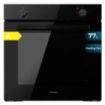 Cecotec Bolero Hexa C126000 Black A Horno Convencional Integrable - Potencia 2800W - Capacidad 77L - Temperatura Regulable - Puerta Triple de Cristal - 4 Funciones - Color Negro