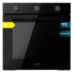 Cecotec Bolero Hexa C136000 Glass Black Time A Horno Integrable - Potencia 2800W - Capacidad 77L - Temperatura Regulable - Puerta Triple de Cristal - 4 Funciones - Color Negro