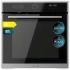 Cecotec Bolero Hexa AF316000 Line A Horno Integrable - Capacidad 81L - Temperatura Regulable - Piedra para Pizzas de 35cm - Guias Telescopicas - Pantalla Tactil - 11 Funciones - Color Gris Oscuro