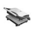 Cecotec Rock’nGrill Parrilla Electrica - 700W - Asa Tacto Frio - Revestimento de Piedra - Superficie 23x14.5cm - Hueco Recogecables - Base Antideslizante - Placa Superior Flotante - Color Negro y Plateado