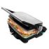 Cecotec Rock’nGrill 1500 Stone Ceramic Mix and Grill Parrilla Electrica - Potencia 1500W - Apertura 180º - Revestimento de Ceramica - Libre de Ptfe y Pfoa - Base Antideslizante - Color Negro y Plateado