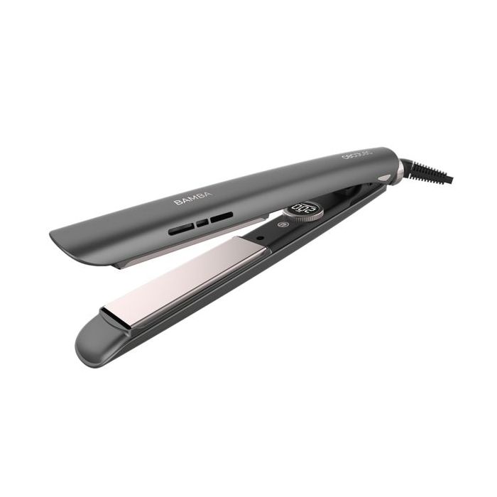 Cecotec RitualCare Ionic Sphere Plancha de Pelo - Pantalla LED - Temperatura Regulable - Revestimiento de Ceramica y Turmalina - Apagado Automatico - Placas Flotantes - Color Gris Oscuro