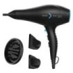 Cecotec IoniCare 5350 Powershine Ice Secador de Pelo - Potencia 2600W - Tecnologia con Iones - Temperatura Regulable - 2 Concentradores - Difusor - Velocidad Ajustable - Cable de 3m - Color Negro