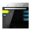 Cecotec Bolero Hexa M236000 Inox Time A Horno Multifuncion Integrable - Potencia 2800W - Capacidad 70L - Puerta Triple de Cristal - 6 Funciones - Color Negro y Plateado